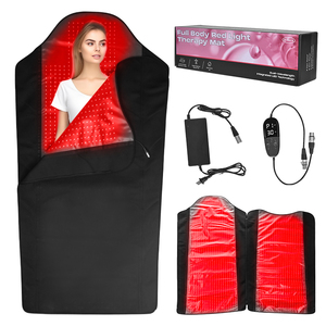 Tốt Nhất Bán Phổ Neoprene Vải 660nm 850nm 1444 <span class=keywords><strong>LED</strong></span> Hạt Ánh Sáng Màu Đỏ Mat Điều Trị Chăn Đầy Đủ Cơ Thể Cho Nhà Sử Dụng - Product Image 2