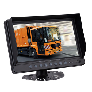 Pantalla LCD personalizada de 9 pulgadas resistente, de 4 canales Monitor de coche, entrada de Audio, Control remoto, cámara de respaldo, pantalla dividida, punto ciego dividido - Product Image 1