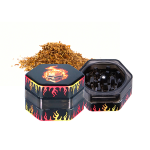 定制标志便携式药草研磨机新型印刷集成烟草研磨和填充由耐用的ABS材料制成