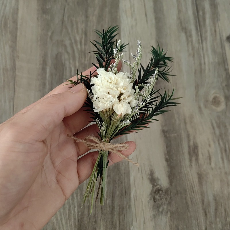 Ramo de mil flores blanco No.9 (Tamaño aproximado