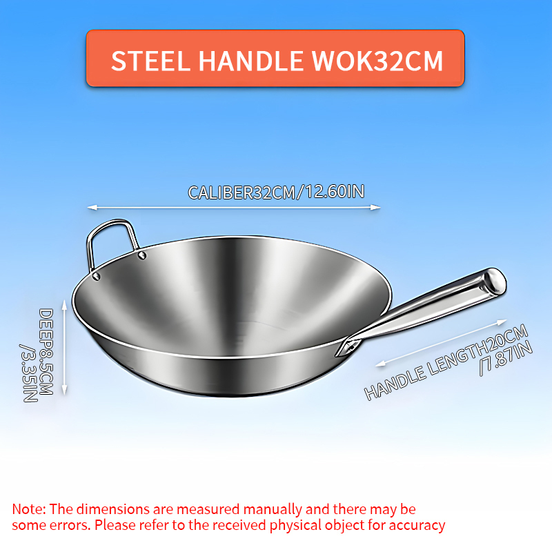 Steel handle -32cm