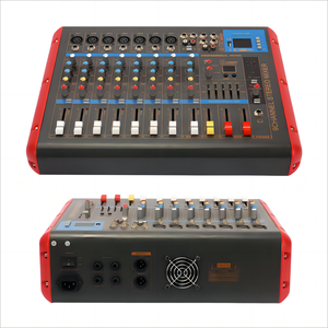 8 CHミキサーコンソールオーディオパワーミキサープロフェッショナルアンプKTVベストサウンドミキサーコンソール - Product Image 2