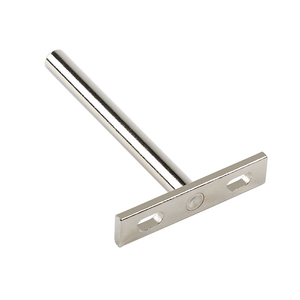 <strong>T</strong>-shaped Invisible Corner <strong>Code</strong> With Nickel Plated and Colored Zinc Iron Shelf Bracket - Product Image 1