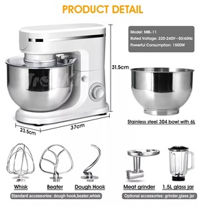 3 in 1 çok fonksiyonlu mutfak robotu blender planet tezgah mikseri mutfak makinesi blender ve kıyma makinesi ile tezgah mikseri - Product Image 3