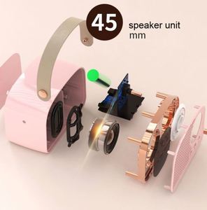 Speaker Practical Rechargeable Battery Operation Mode Mini Portable BT Compatible Office Wireless Retro Classical Bass - Product Image 3