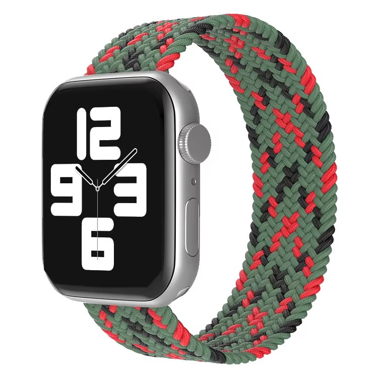 Black, green, red