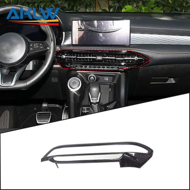 Center control air outlet decoration frame