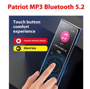 MP3 cảm ứng nút Máy nghe nhạc Bluetooth âm thanh cao chất lượng âm thanh Walkman nhiều chức năng phương tiện truyền thông loa HIFI di động với đài phát thanh - Product Image 4
