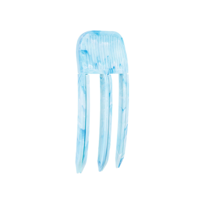 Small blue tie-dye style