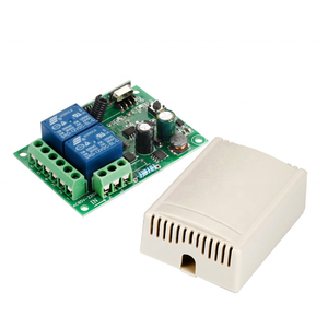 AC110V-220V Zwei drahtlose Fernbedienung Schalter Empfänger Intelligente Beleuchtung Steuer modul 433Mhz - Product Image 1