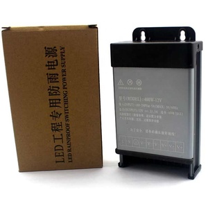 防雨电源24v出厂价格12V 24V 400W交流220V DC12/24v防雨开关电源