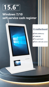 15,6 дюймов Windows I5 1366*768 DDR3-8 + 128 г USB Ethernet WIFI POS все-в-одном B2 с 2D сканером штрих-кода 80 мм Термопринтер - Product Image 2