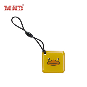 Özelleştirilmiş sosyal medya Nfc Metal epoksi etiketi Rfid kontrol Keyfob anahtarlık epoksi Nfc Rfid etiketi - Product Image 6