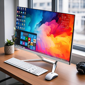 オールインワンPC21.5 "/23.8'' コアI3I5I7モノブロックオールインワンPCゲームコンピューターデスクトップゲーマーAIOPCベアボーン - Product Image 1