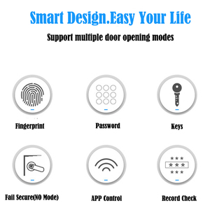 APP TTLock Smart WiFi telecomando blocco impronte digitali biometria codice password blocco porta