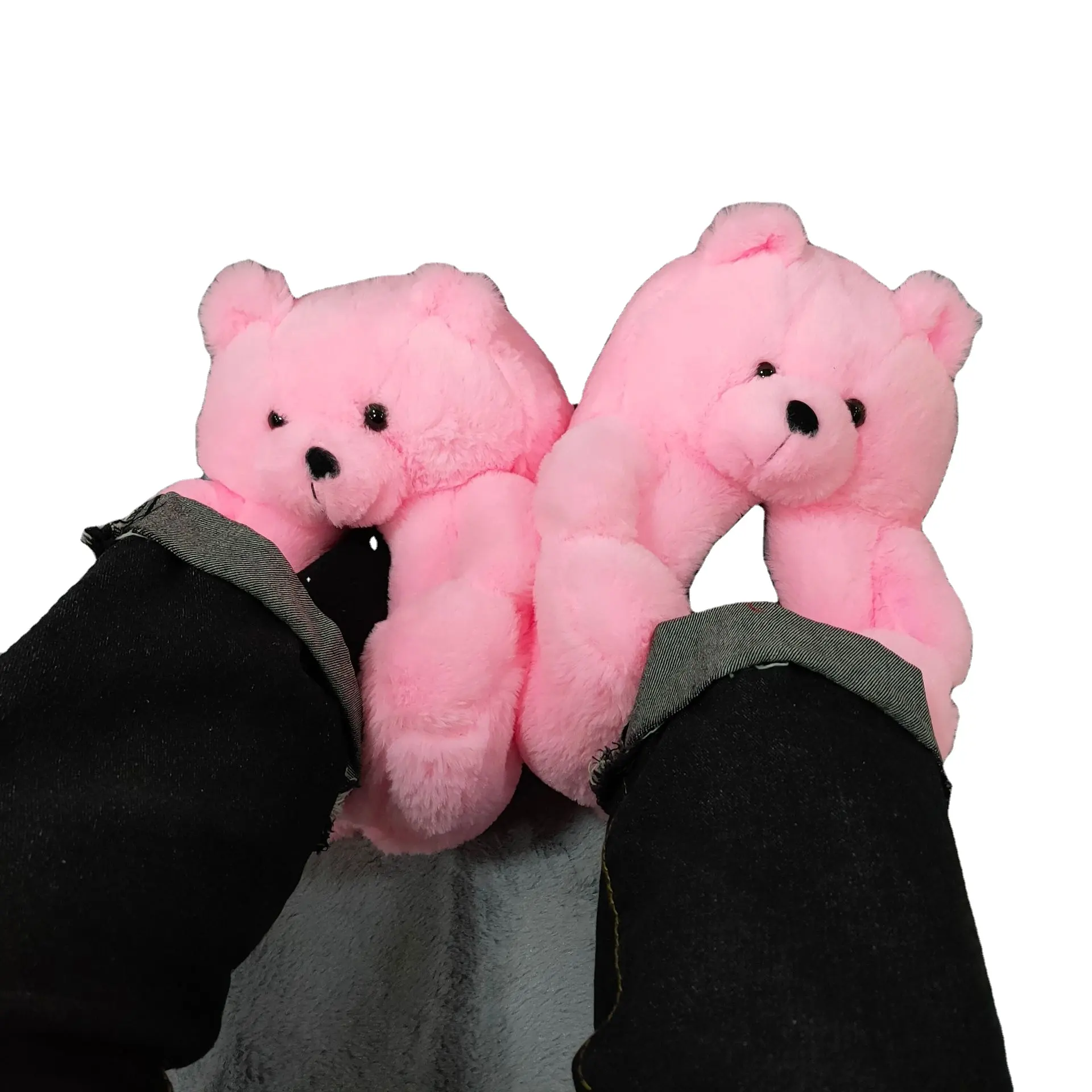 Chaussures d'hiver antidérapantes pour enfants, pantoufles d'intérieur en coton pour la maison, sandales chaudes, en peluche, design de dessin animé, nouvelle collection