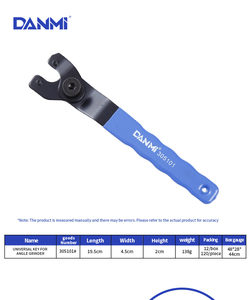 Açı öğütücü için evrensel anahtar elektrikli alet pil paketi aksesuarları ayarlanabilir pin anahtarları evrensel ayarlanabilir pin açı öğütücü anahtarı