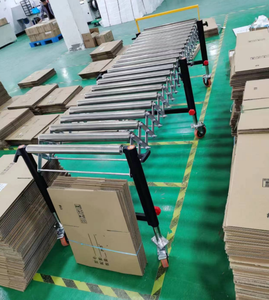 Transportador de rodillos de acero de alta calidad para carga y descarga de contenedores Cartones de neumáticos Impulsado por energía para plantas de fabricación - Product Image 3