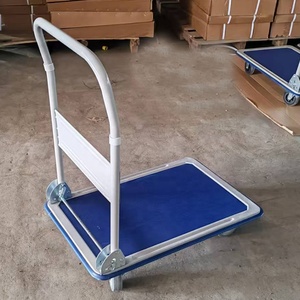 Dört tekerlekli Platform OEM özelleştirilebilir el arabası ile çelik el arabası - Product Image 2