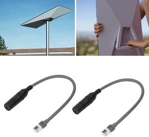 SPX yüksek hızlı 1200Mbps suya dayanıklı veri kablosu erkek RJ45 dişi konnektör adaptör Starlink Gen 3 V3 dikdörtgen kablo için - Product Image 4