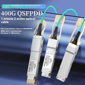 400G QSFPDD 100m Glasfaser-AOC-Kabel für Huawei H3C für Cisco AI Computing Data HPC Center von Communication Cables Series - Product Image 1