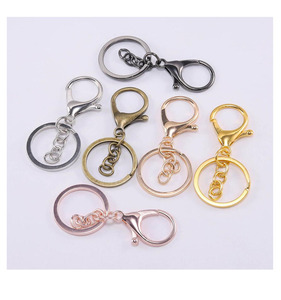 Toptan Metal istakoz pençe toka anahtarlık döner toka kanca anahtarlık döngü anahtarlık 30mm düz bölünmüş halka döner toka - Product Image 3