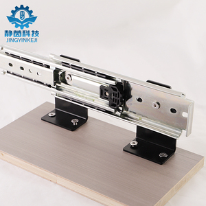 Rechter Winkel plus fester Block schwarze Halterung L-förmige Spezialwinkeleisen-Hardware verbundenes Schrift lager für Hochleistungs-Gleit schiene - Product Image 1