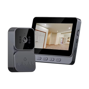 Sistema DE SEGURIDAD Timbre visual inteligente Intercomunicador bidireccional Visión nocturna infrarroja Monitoreo remoto Wifi Video Timbre de puerta - Product Image 1