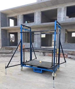 ZYTJ 4M/500 Kg/EU Plug <strong>Loaded</strong> Electric Lifting Scaffolding Electric High -Altitude Operation Convex Structure <strong>Platform</strong> - Product Image 6