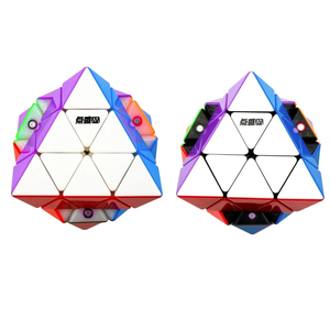 DianSheng manyetik FTO hız küp piramit şekli beyin Teaser yüz dönüm Octahedron Stickerless Cubo Magico bulmaca mıknatıs ile - Product Image 1