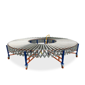Skate Wheel <strong>Conveyor</strong> Roller Flexible Powered 800mm Roller <strong>Conveyor</strong> Customized Roller for Container <strong>Loading</strong> and <strong>Unloading</strong> - Product Image 6