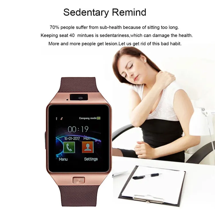 2023 지능형 모바일 시계 전화 카메라 비디오 통화 와이파이 터치 스크린 Reloj Smartwatch DZ09 스마트 시계 시마 카드 전화 시계