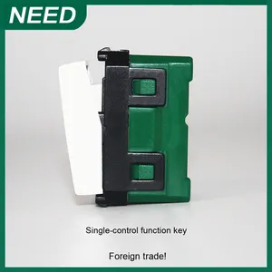 Single Control Function Key Module Supply Wall <strong>Switch</strong> Accessories-5001 120/118 Appearance Model One Glass <strong>Switch</strong> for EU UK US