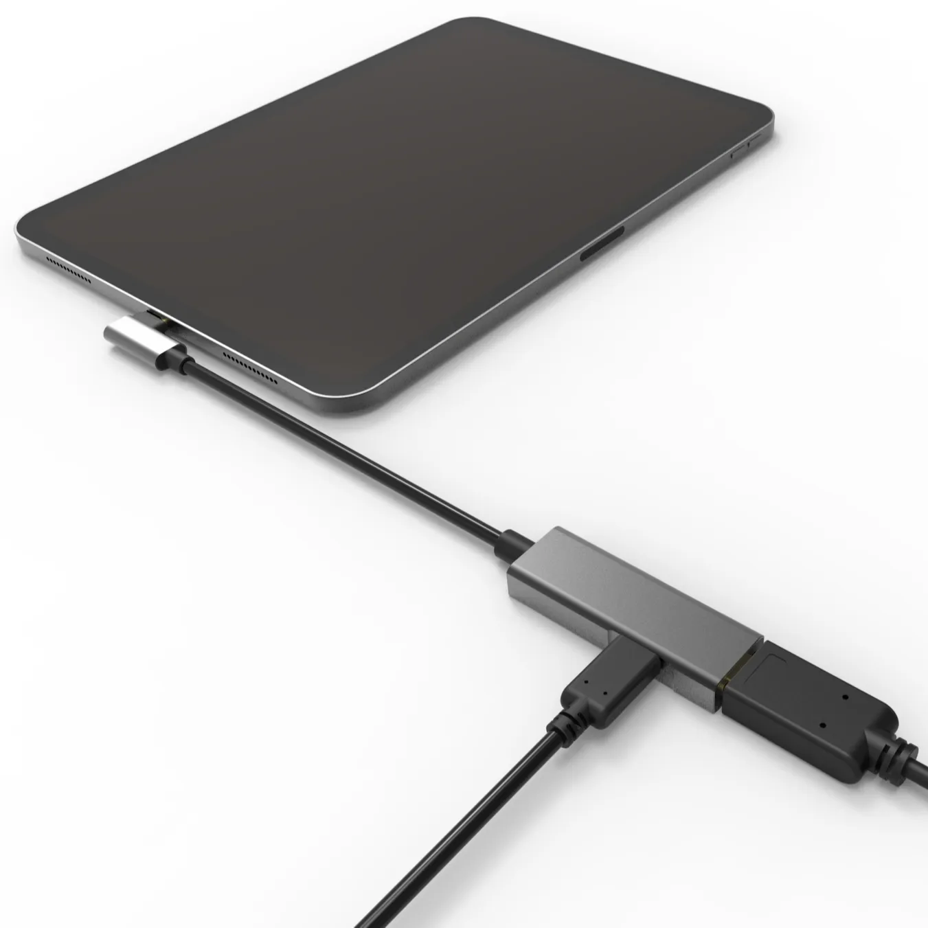 USB 3.1 tip C HDMI erkek kadın PD adaptörü 90 derece tv cep ara kablosu telefon Laptop için