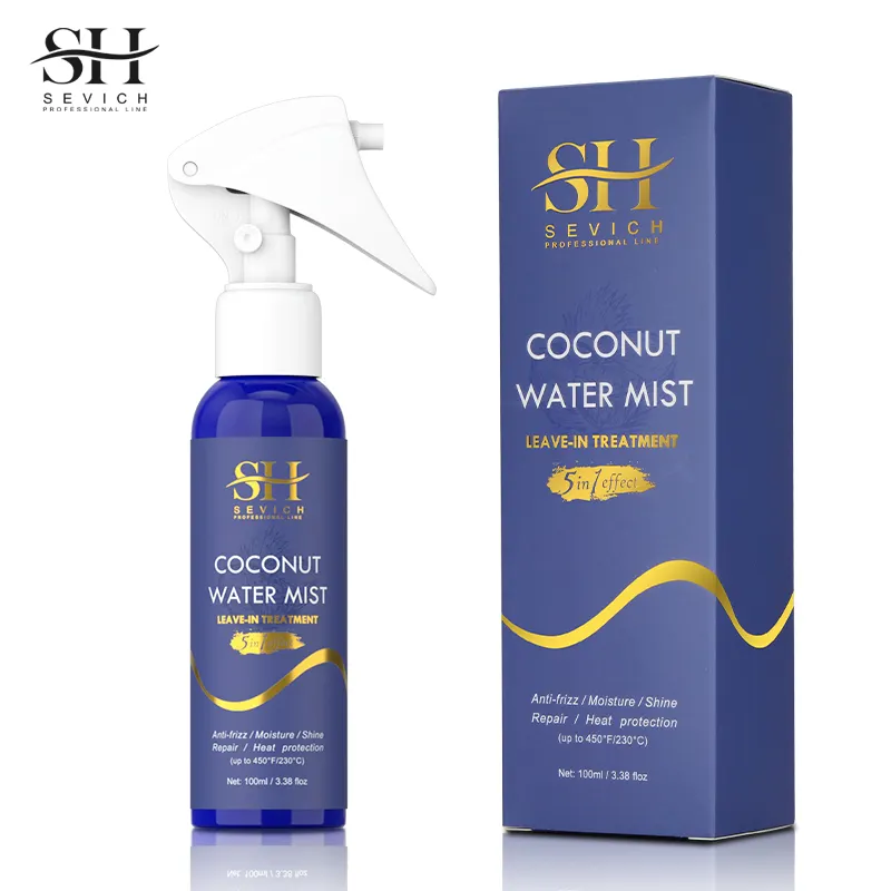 Produk baru ekstrak Herbal minyak kelapa organik alami untuk perbaikan rambut kerusakan semprotan Kondisioner Rambut