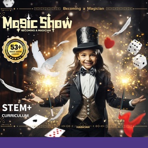 Kinder Magier Spielzeug Set 53/74 Zaubershow erstaunliche Zaubertrick mit Requisiten & Bedienungs anleitung für Kinder lernen die Kunst der Magie - Product Image 2