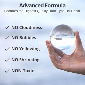 LSY UV <strong>Resin</strong> 100g Non-toxic Hard Type Glue Transparent Solar <strong>Cure</strong> Sunlight Activated <strong>Resin</strong> for <strong>Resin</strong> Mold, Casting and Coating