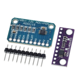 TZT ADS1115 16-Bit-I2C-Modul Präzisions-ADC 4-Kanal-Entwicklungsplatine Pro Gain-Verstärker 2,0 V bis 5,5 V für Arduino RP