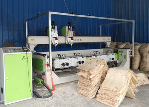 Gantry CNC Machining <strong>Center</strong> <strong>4</strong> Axis with 180 Degree a Axis Rotation for Wooden Veneer Chair Back Production Milling Machine - Product Image 3