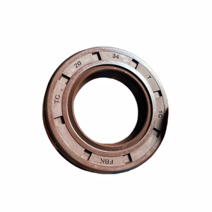 Nhà máy cung cấp nhiệt độ cao đôi môi con dấu dầu TC <span class=keywords><strong>NBR</strong></span> FKM Silicone đen xám nâu 20*34*7-Kháng dầu - Product Image 3