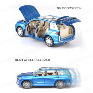 ダイカスト1:24 X7合金車モデルシミュレーション車のおもちゃプルバック音と軽金属コレクション車モデル - Product Image 5