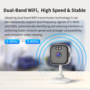 กล้องวงจรปิด CCTV ขนาดเล็กในอาคารระบบ WiFi CS770การมองเห็นในเวลากลางคืนแบบสีเต็มรูปแบบสำหรับการตรวจจับมนุษย์ระบบเสียงสองทางมุมกว้างข้อมูลระบบคลาวด์1ปี - Product Image 3