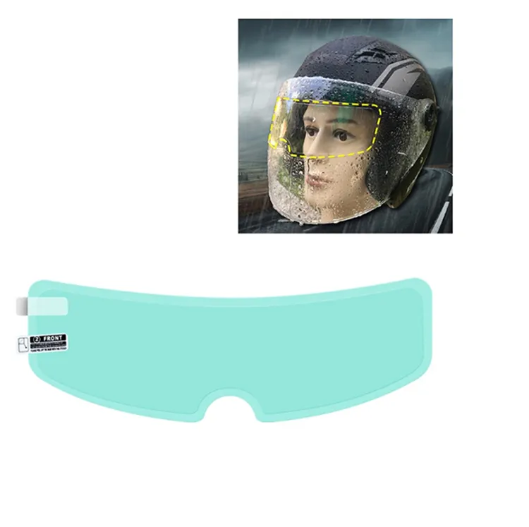 Film d'objectif universel pour casque de moto, bouclier transparent Anti-brouillard, étanche à la pluie, autocollant pour K3 K4 AX8 LS2 HJC MT