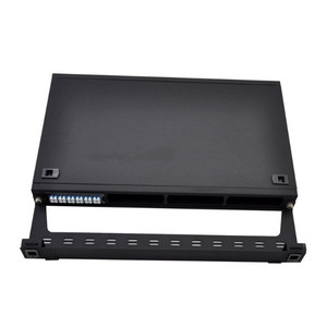 Marco de distribución de fibra óptica MPO/MTP de alta densidad Panel de conexión de montaje en rack 1U 19 pulgadas 12-144 núcleo para redes Wifi Ftth Poe - Product Image 1