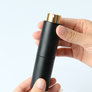 Luxury 5ml <strong>10ml</strong> 20ml 30ml Matte Black <strong>White</strong> Empty Refillable Atomizer Portable Mini Travel Spray Glass Perfume Bottle With <strong>Box</strong> - Product Image 1