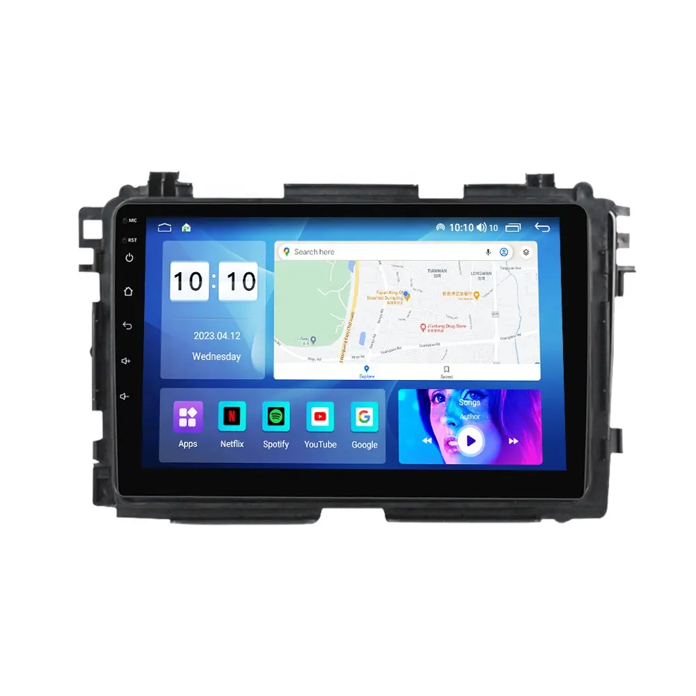 MEKEDE-Reproductor de vídeo para coche con Android 11, dispositivo de navegación GPS para HONDA Vezel HRV 128 ~ 2013, MS 8G + 2018 G 4G LTE