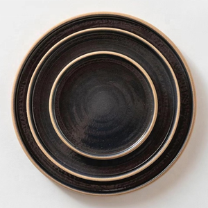 新到货彩色手工石器盘套装 - Product Image 5