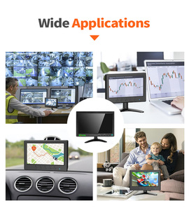 10 Inch Display Mini VGA+HD MID Input With Screen Dvd Player <strong>Function</strong> Small Home Desktop Lcd <strong>Computer</strong> Monitor Car Display