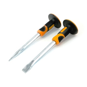 Chrome Plating Anti-smashing Rubber Sleeve sharp Point Stone <strong>Masonry</strong> <strong>Chisel</strong> - Product Image 2