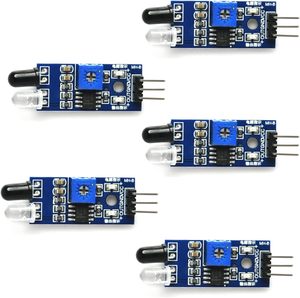 Emisor de infrarrojos fotoeléctrico y receptor Ir Diodo Obstáculo Infrarrojo 360 grados Ir Infrarrojo Módulo de sensor de evitación de obstáculos